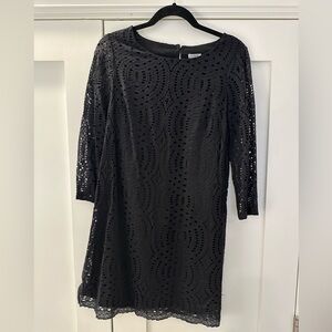 Jcrew Factory black lace dress